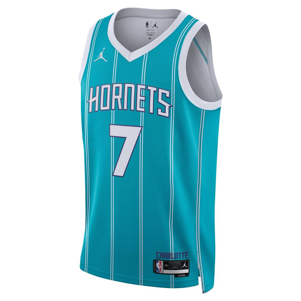 Charlotte Hornets Kon Knueppel Jordan Brand Unisex Swingman Jersey - Icon Edition - Teal