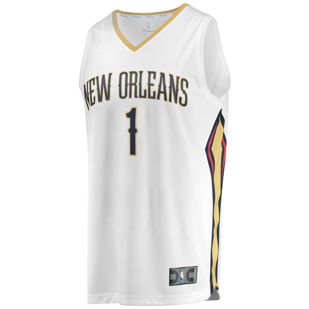 New Orleans Pelicans Zion Williamson Fanatics Replica Fast Break Jersey Red - Statement Edition