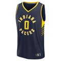 Indiana Pacers Tyrese Haliburton Fanatics Fast Break Replica Jersey - Icon Edition - Navy