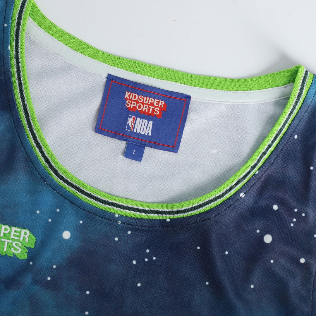 Minnesota Timberwolves NBA & KidSuper Studios by Fanatics Unisex Hometown Jersey - Blue