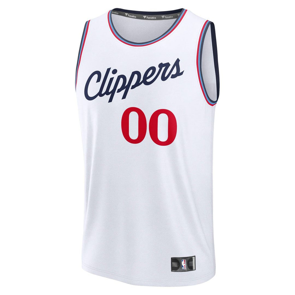 LA Clippers Fanatics Fast Break Custom Jersey - Statement Edition - Red