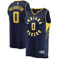 Indiana Pacers Tyrese Haliburton Fanatics Youth 2021/22 Fast Break Replica Jersey - Icon Edition - Navy