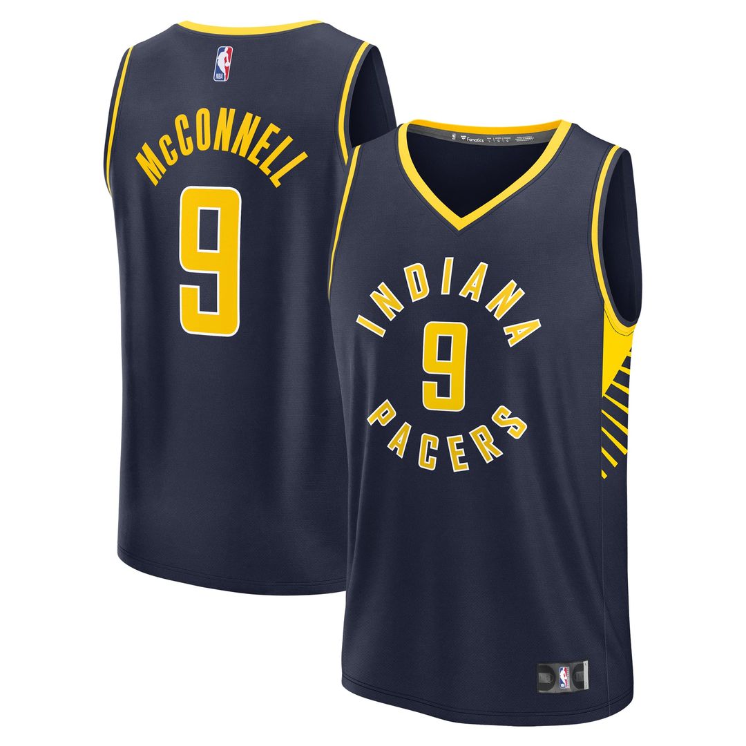 Indiana Pacers T.J. McConnell Fanatics Fast Break Replica Player Jersey - Icon Edition - Navy