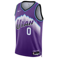 Utah Jazz Taylor Hendricks Nike Unisex Swingman Jersey - Icon Edition - Purple