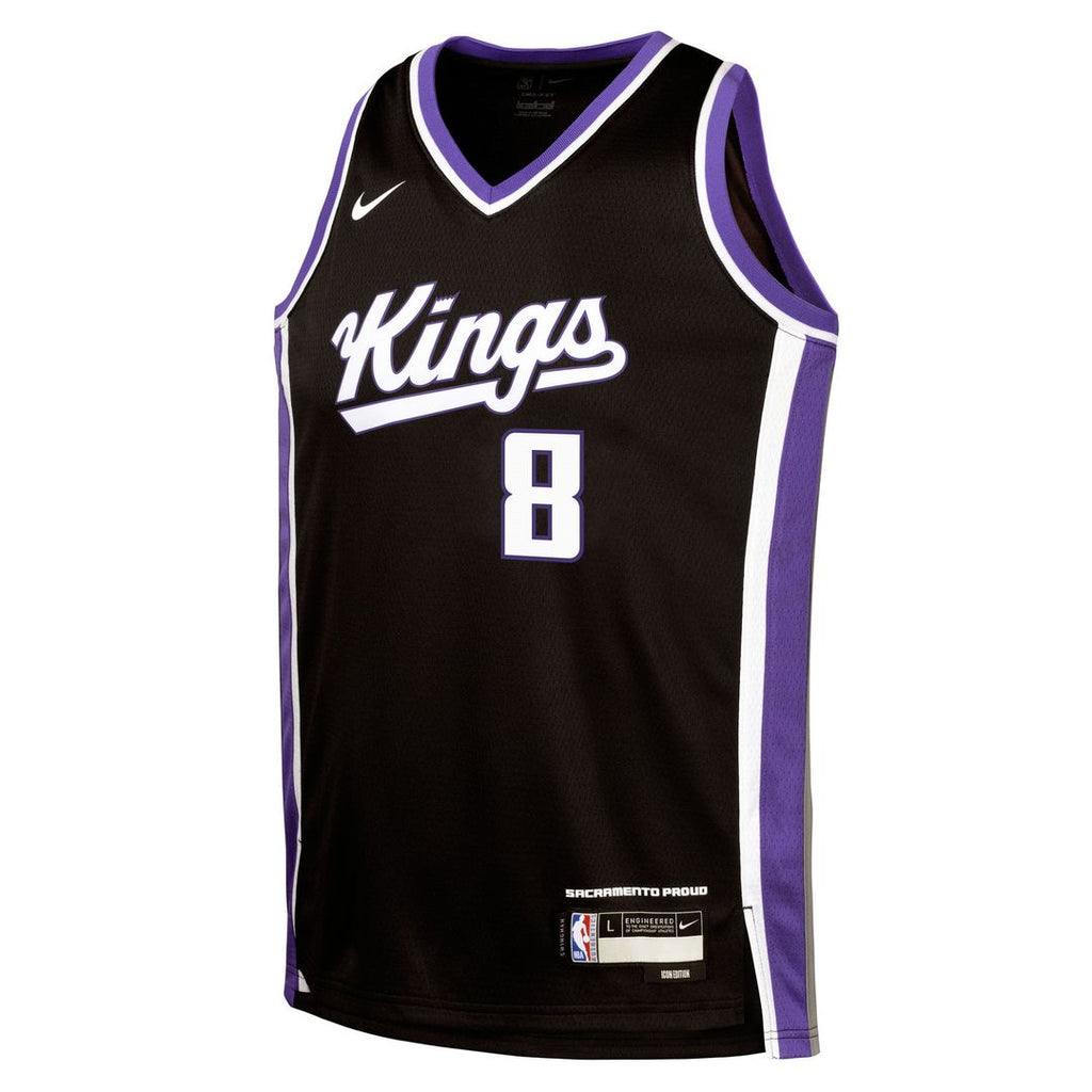 Sacramento Kings Zach LaVine Nike Youth Swingman Jersey - Icon Edition - Black