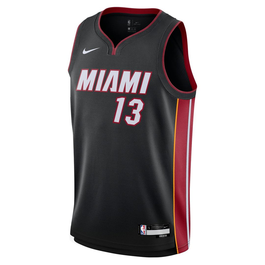 Miami Heat Bam Adebayo Nike Youth Swingman Jersey - Icon Edition - Black