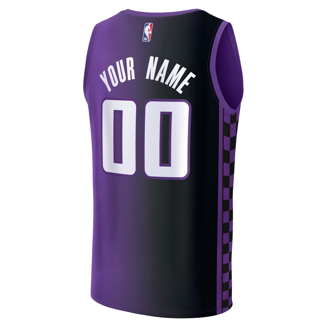 Sacramento Kings Fanatics Fast Break Custom Jersey - Statement Edition - Purple