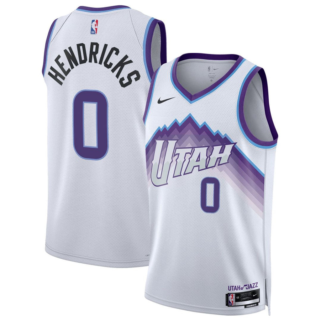 Utah Jazz Taylor Hendricks Nike Unisex Swingman Jersey - Association Edition - White