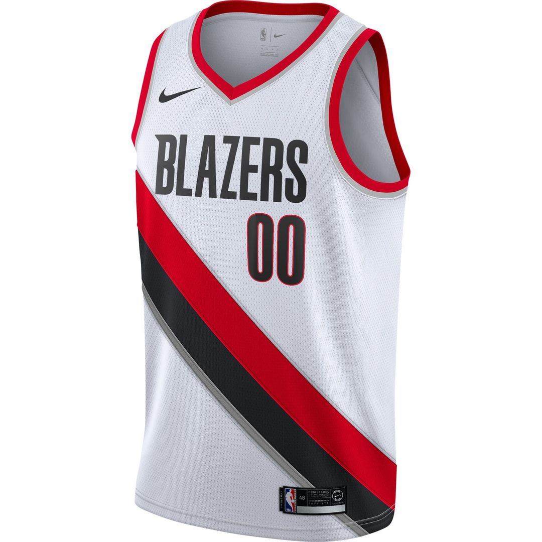 Portland Trail Blazers Nike 2020/21 Swingman Custom Jersey - Icon Edition - Black