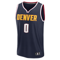 Denver Nuggets Christian Braun Fanatics Fast Break Replica Jersey - Icon Edition - Navy