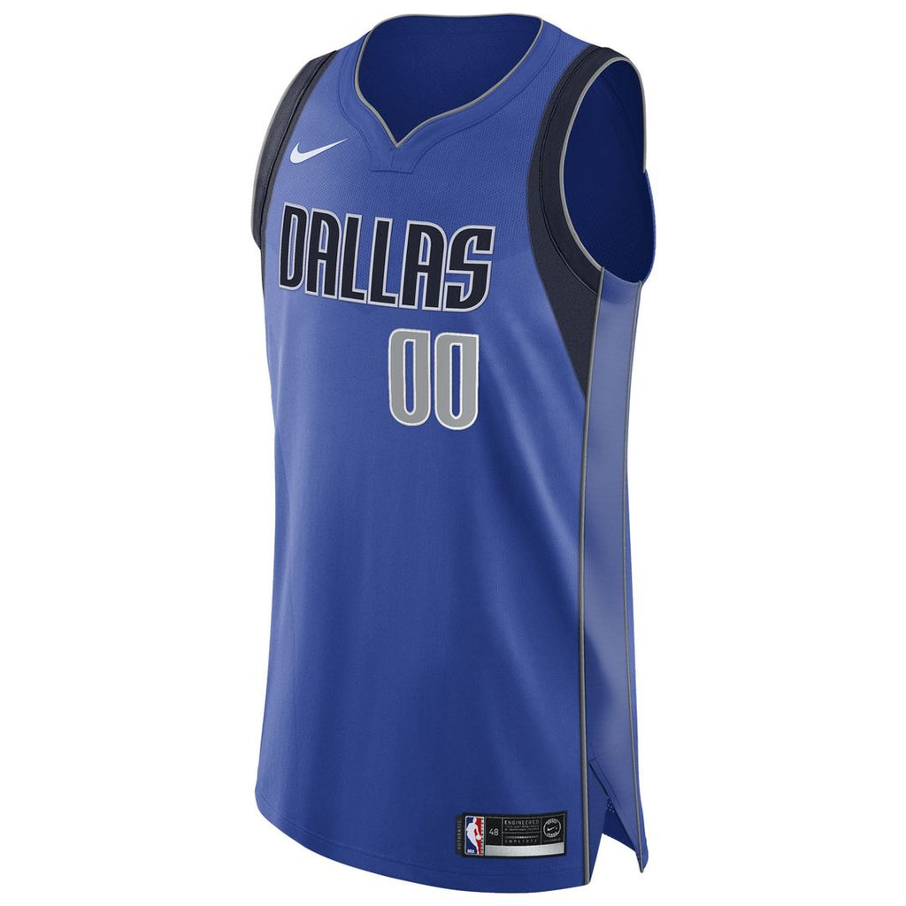 Dallas Mavericks Nike 2020/21 Authentic Custom Jersey Royal - Icon Edition