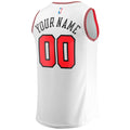 Chicago Bulls Fanatics Youth Fast Break Replica Custom Jersey - Association Edition - White