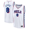 Philadelphia 76ers Paul George Fanatics Fast Break Replica Player Jersey - Association Edition - White