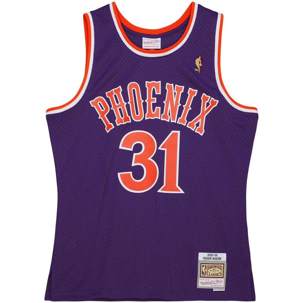 Phoenix Suns Shawn Marion Mitchell & Ness 2005/06 Hardwood Classics Swingman Jersey - Purple