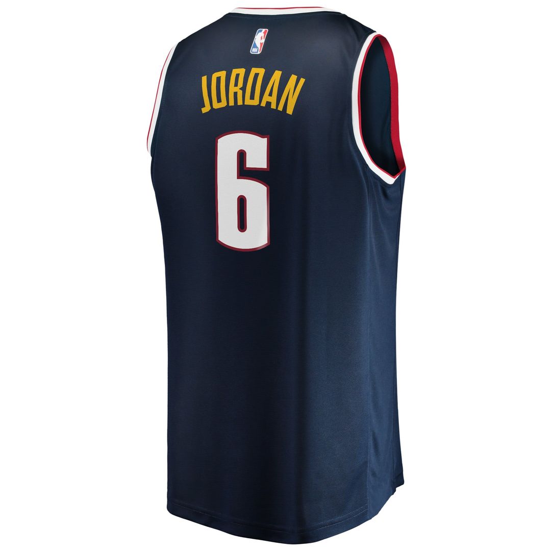 Denver Nuggets DeAndre Jordan Fanatics Youth Fast Break Player Jersey - Icon Edition - Navy