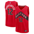 Toronto Raptors Collin Murray - Boyles Fanatics 2025 NBA Draft First Round Pick Fast Break Replica Jersey - Icon Edition - Red