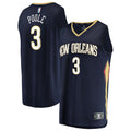 New Orleans Pelicans Jordan Poole Fanatics Fast Break Replica Jersey - Navy - Icon Edition