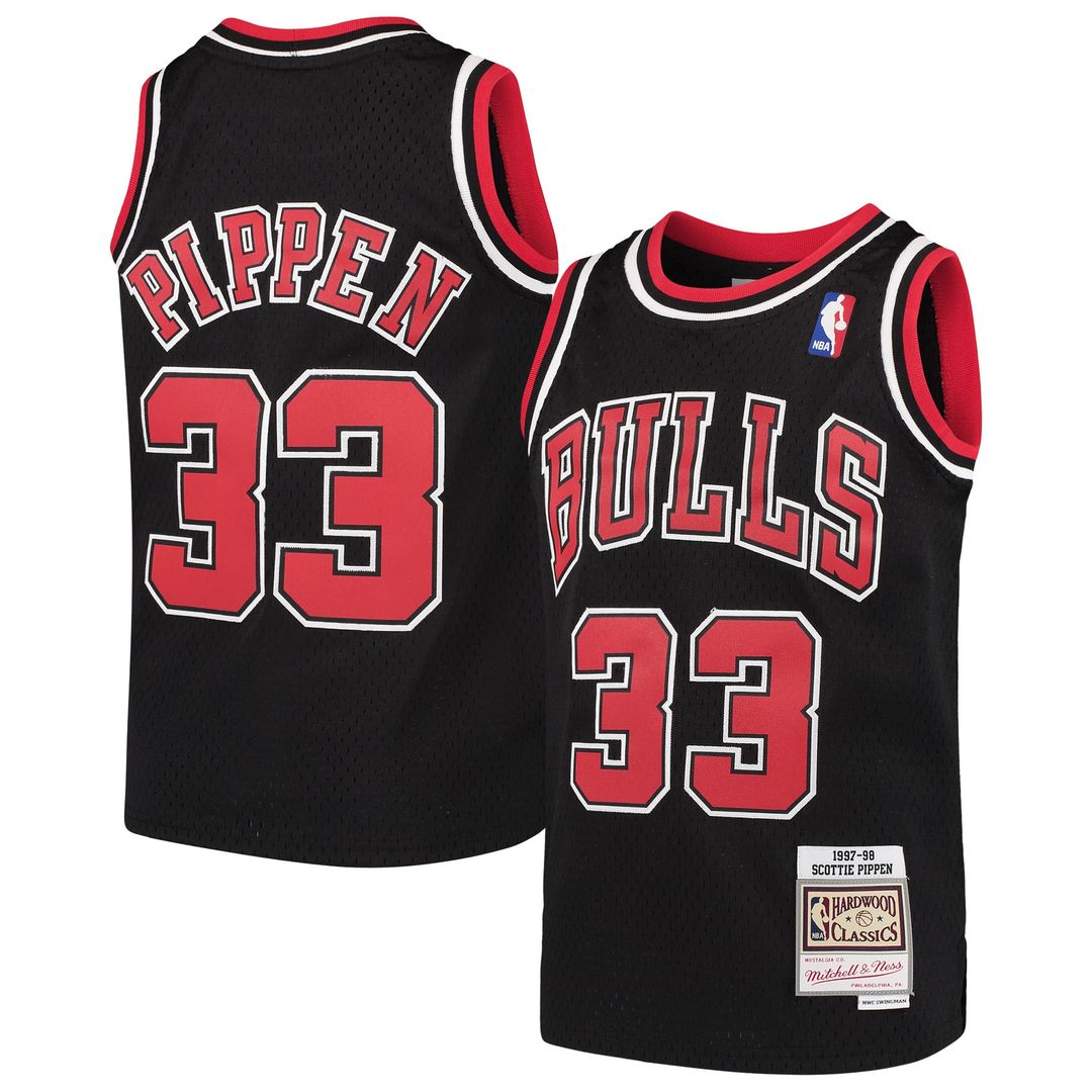 Chicago Bulls Scottie Pippen Mitchell & Ness Youth 1997 - 98 Hardwood Classics Swingman Jersey - Red
