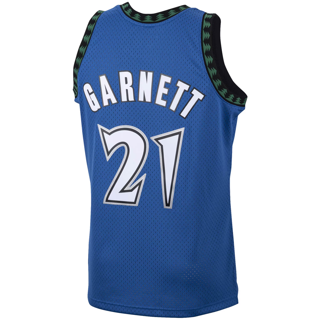 Minnesota Timberwolves Kevin Garnett Mitchell & Ness Big & Tall 2003/04 Hardwood Classics Swingman Jersey - Blue