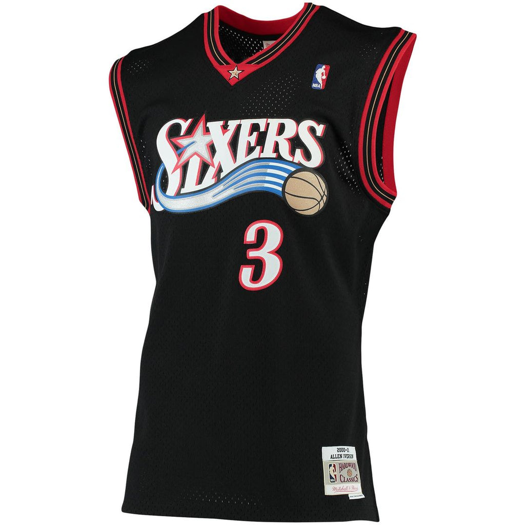 Philadelphia 76ers Allen Iverson Mitchell & Ness 1996/97 Big & Tall Hardwood Classics Swingman Jersey - Red