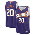 Phoenix Suns Rasheer Fleming Fanatics Fast Break Replica Jersey - Purple - Icon Edition