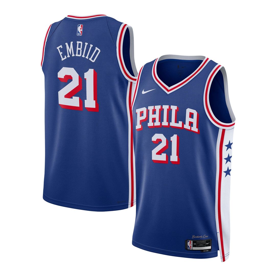 Philadelphia 76ers Joel Embiid Nike Unisex Swingman Jersey - Association Edition - White