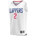 LA Clippers Kawhi Leonard Fanatics Fast Break Replica Player Jersey - White - Association Edition