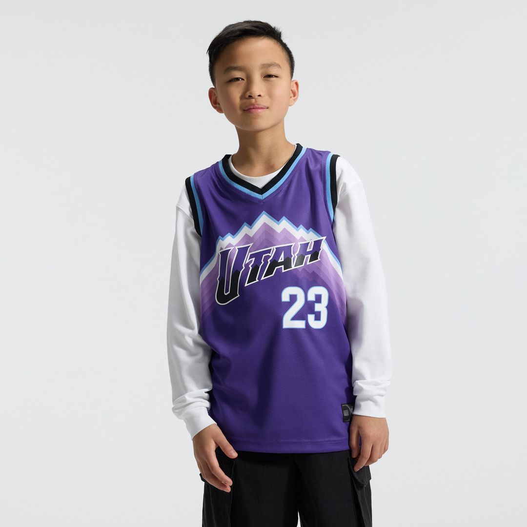 Utah Jazz Lauri Markkanen Fanatics Youth Fast Break Replica Jersey - Icon Edition - Purple