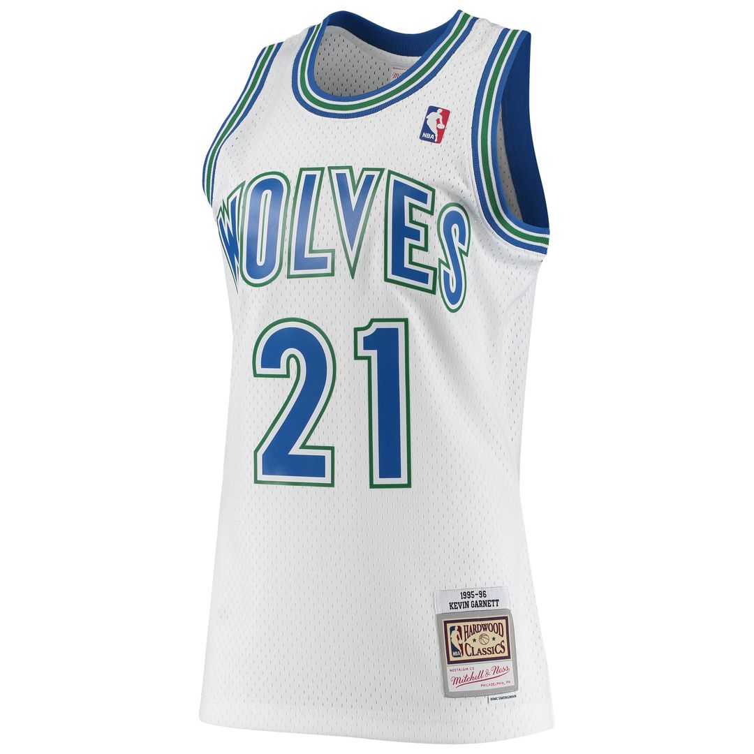 Minnesota Timberwolves Kevin Garnett Mitchell & Ness Hardwood Classics Swingman Jersey - Black