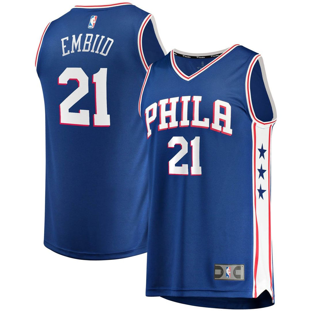 Philadelphia 76ers Joel Embiid Fanatics Replica Jersey - Association Edition - White