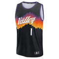 Phoenix Suns Devin Booker Fanatics Youth 2025/26 City Edition Fast Break Jersey - Black