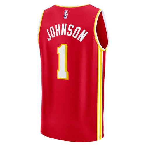 Atlanta Hawks Jalen Johnson Fanatics Fast Break Replica Jersey - Icon Edition - Red
