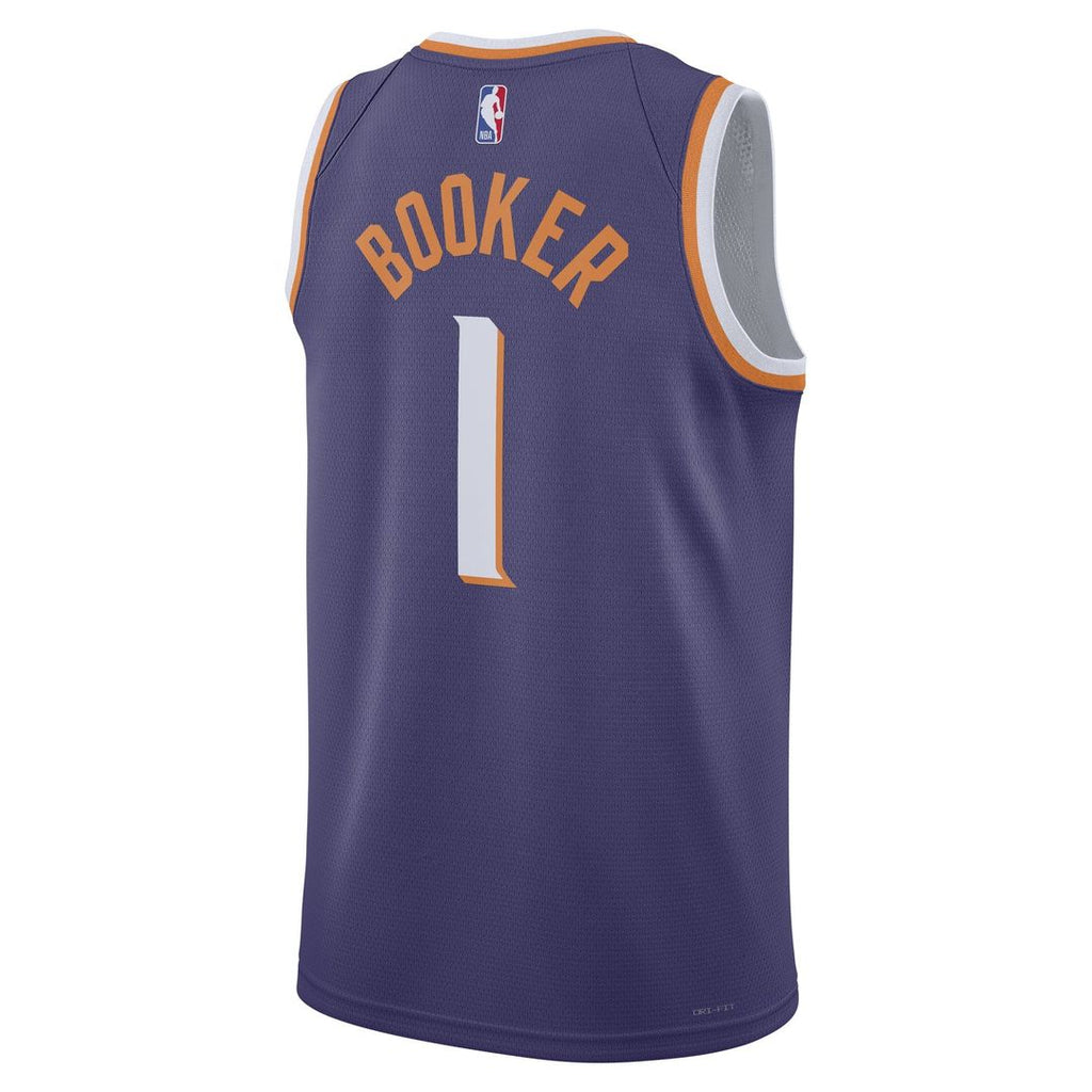 Phoenix Suns Devin Booker Nike Unisex Swingman Jersey - Icon Edition - Purple
