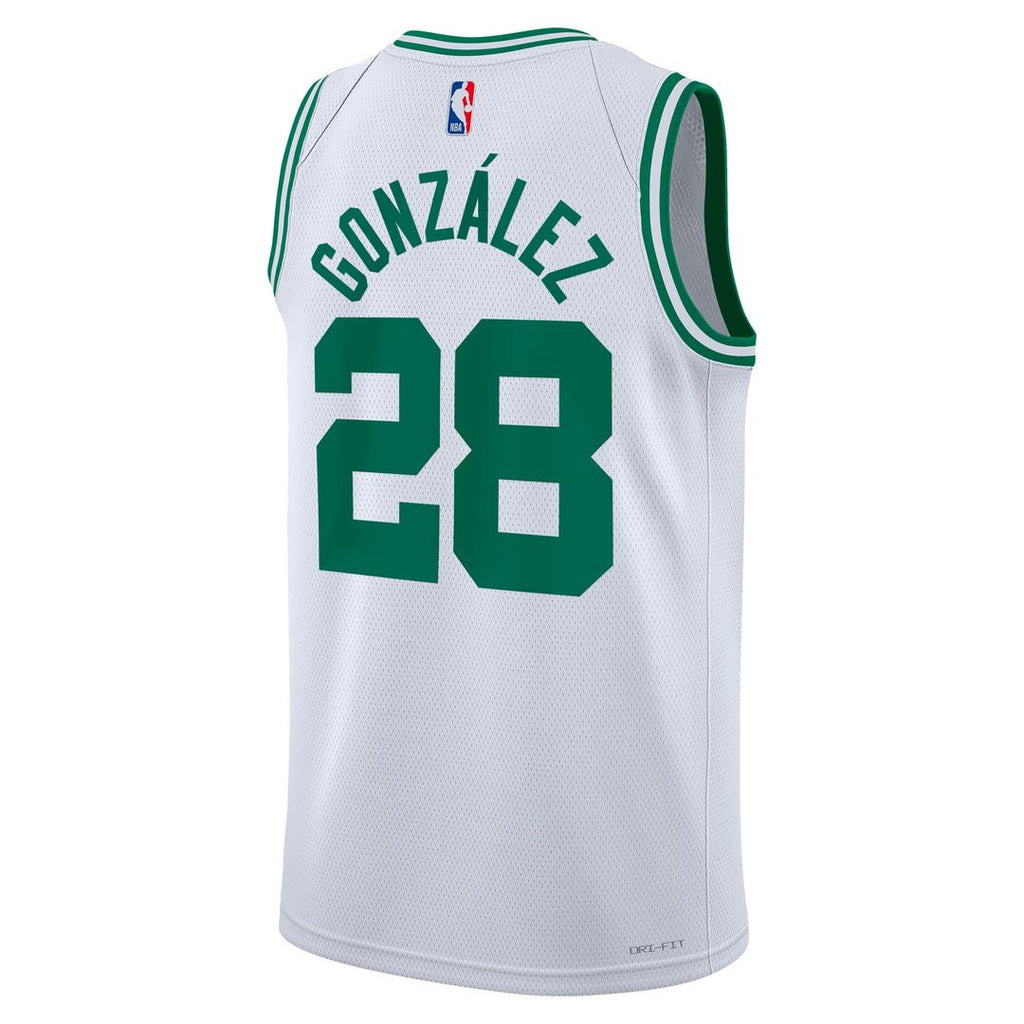 Boston Celtics Hugo Gonz¨¢lez Nike Unisex Swingman Jersey - Association Edition - White